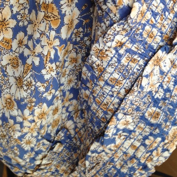 Gorgeous Comfy Print Smock Waist Wide Leg, Approx Inseam 29", NWOT - Picture 11 of 14